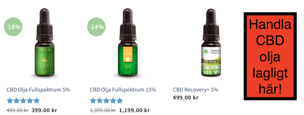 CBD olja positiva effekter