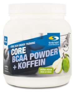 core bcaa test med koffein