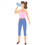 Dricka vatten är bra för att hålla huden ung